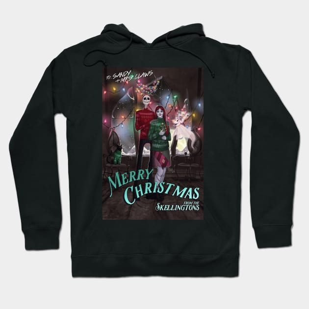 Christmas Card Hoodie by terasart